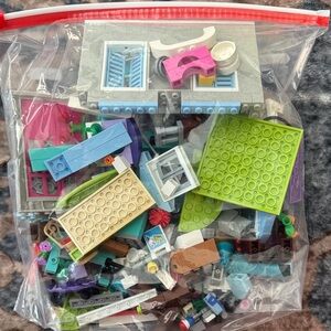 Lego Brand Miscellaneous Pieces in Gallon Size Bag
